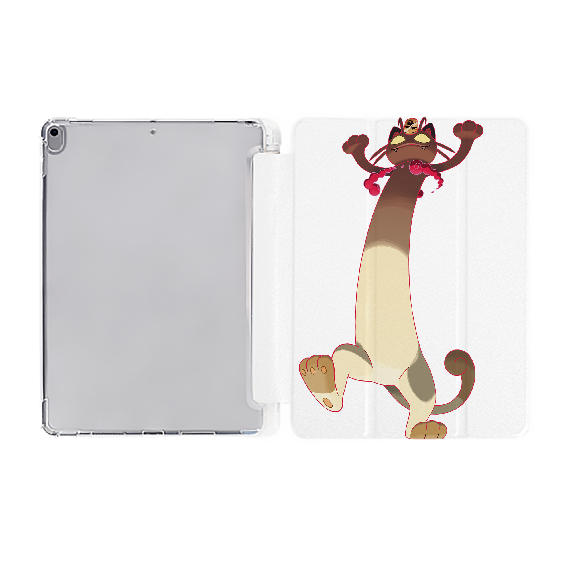 （画像用） ポケットモンスター Pokémon IPad ケース ペン収納付き 三つ折りスタンド PUレザー×シリコン 対応機種9.5/10.5/10.9インチ